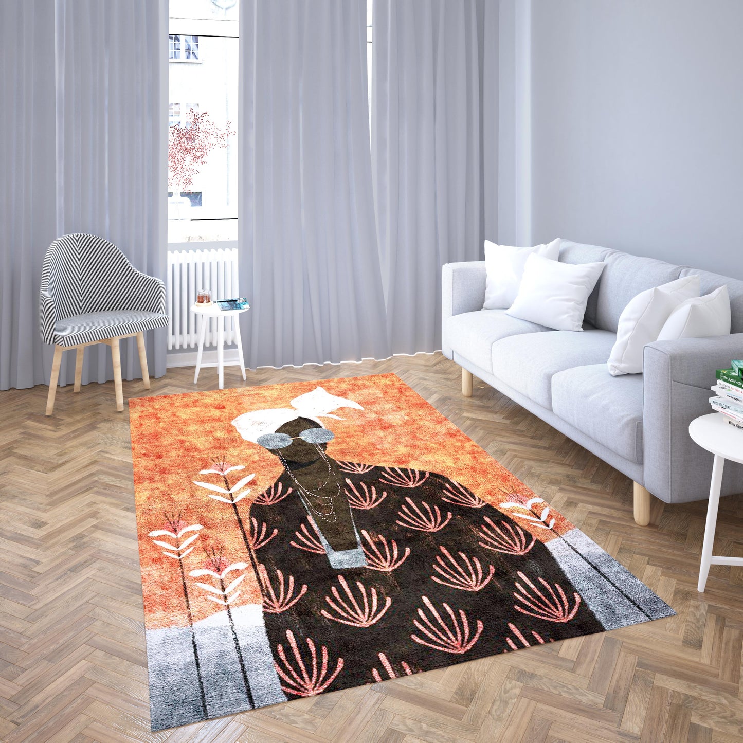 LUXURY MODERN PRINT CARPET