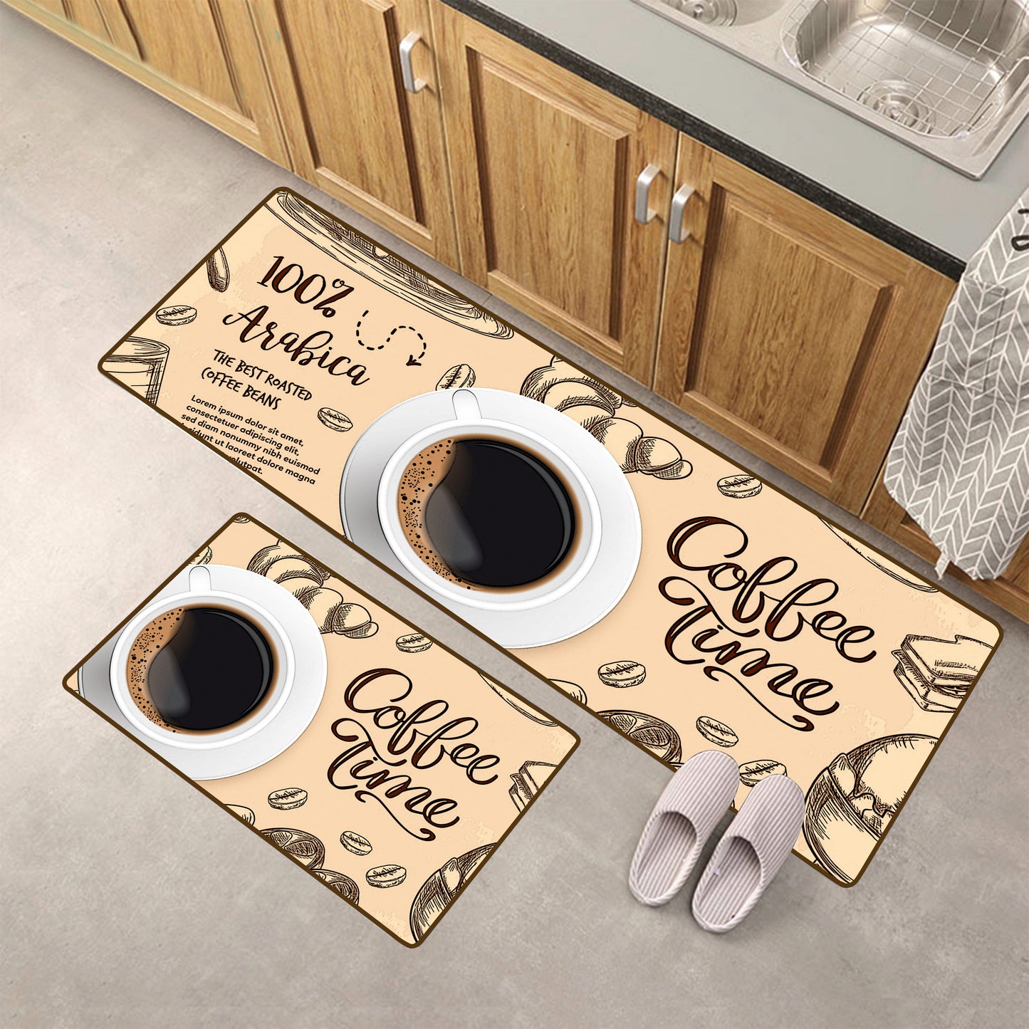 KITCHEN MAT PACK OF 2 PCS