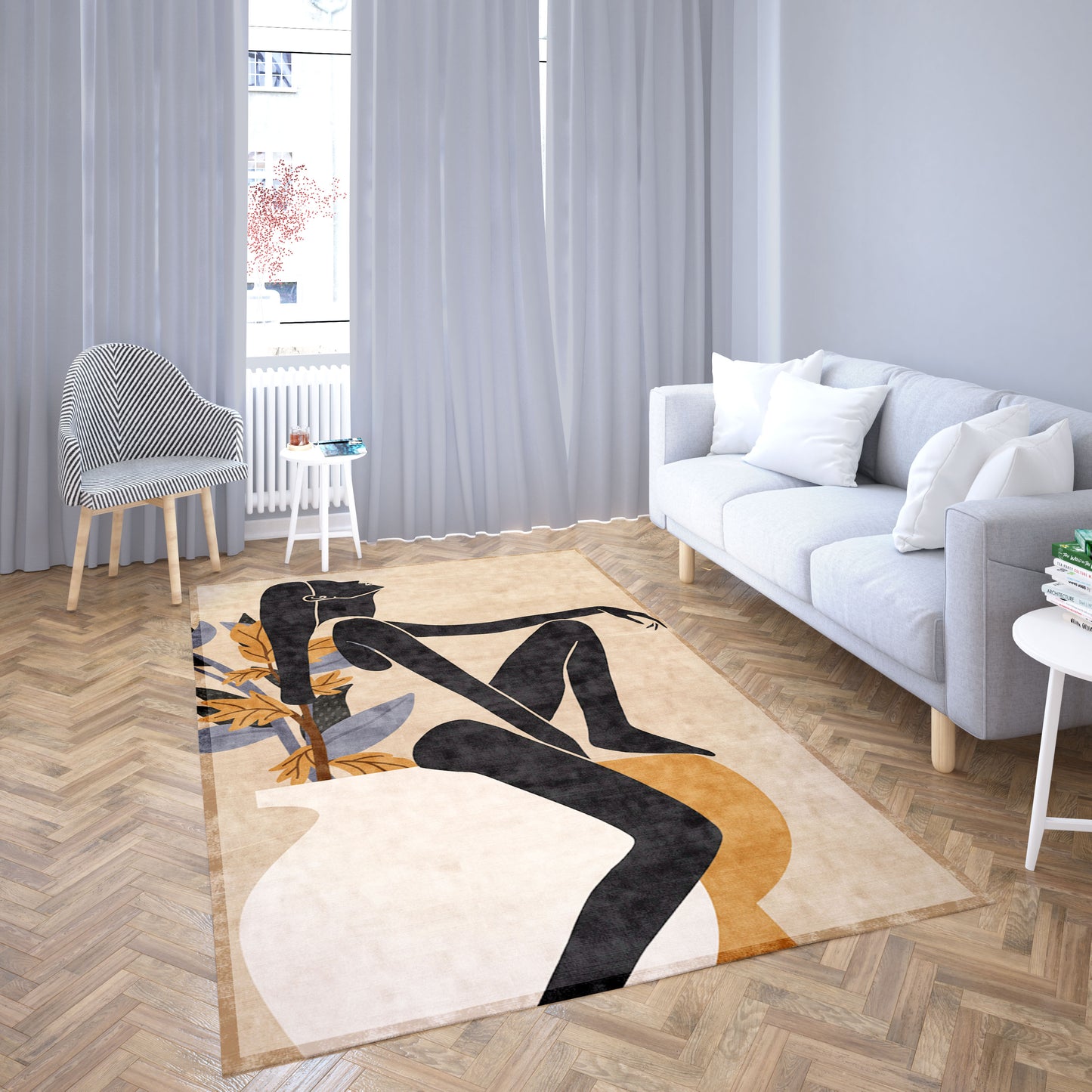 LUXURY MODERN PRINT CARPET