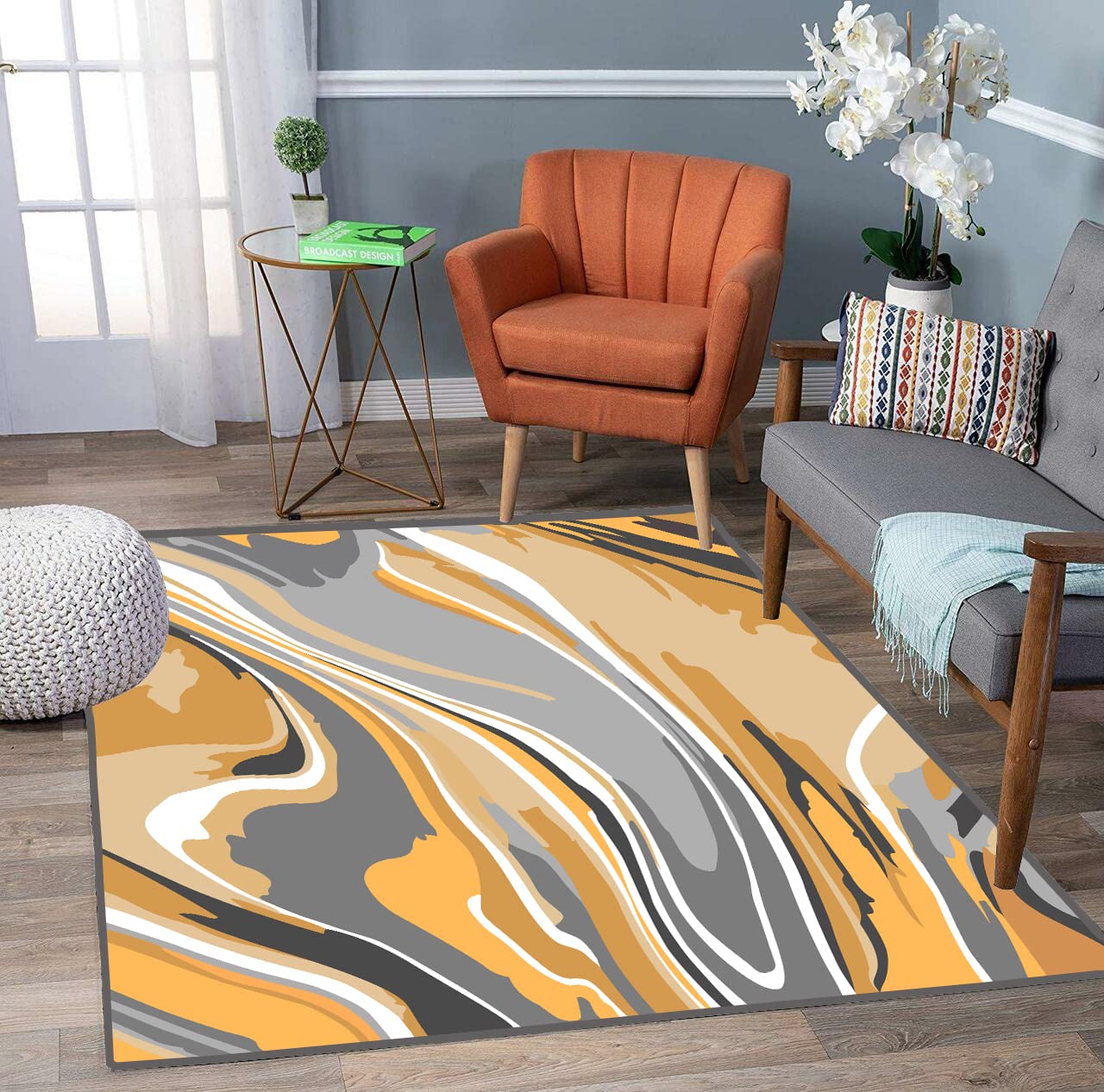 ABSTRACT PRINT CARPET