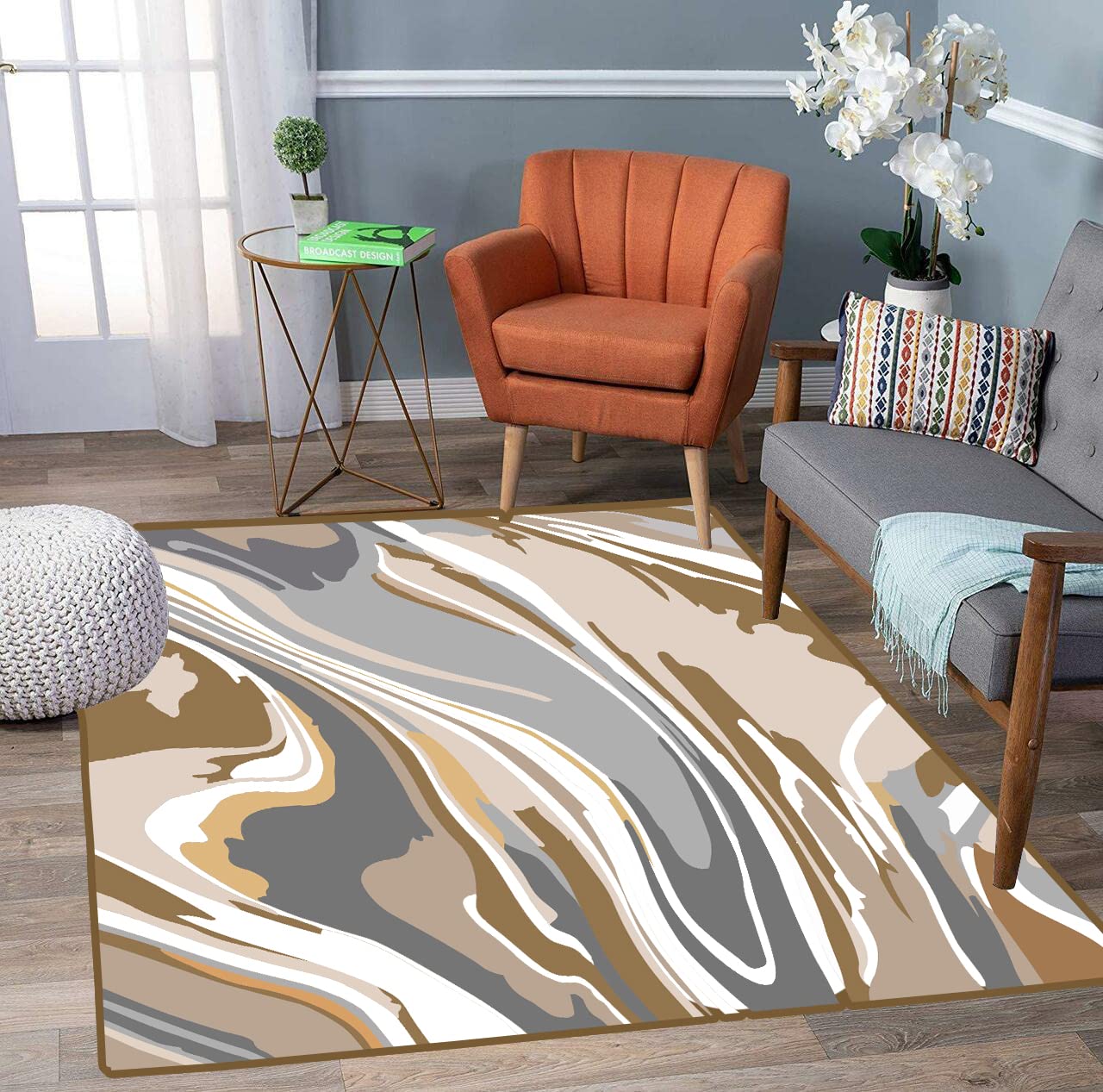 ABSTRACT PRINT CARPET