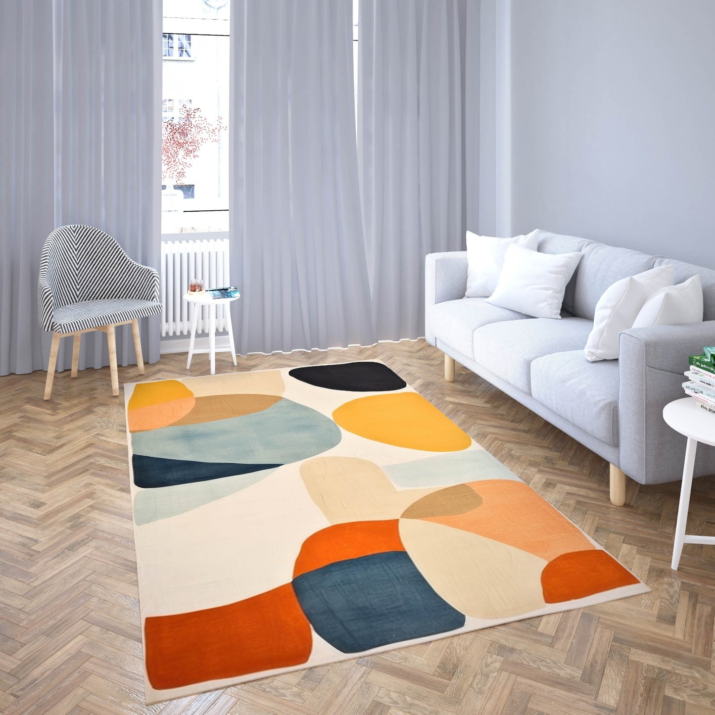 LUXURY MODERN PRINT CARPET