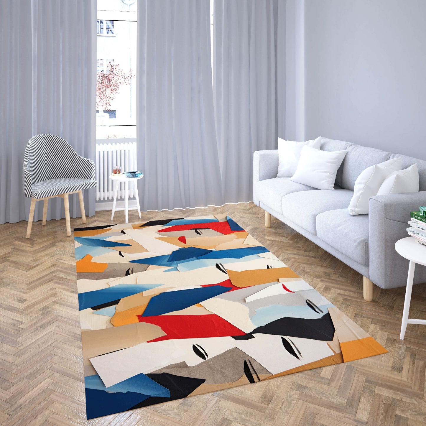 LUXURY MODERN PRINT CARPET